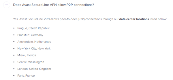 Is Avast Secureline VPN safe for Torrenting? 2