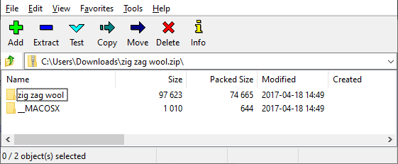 Extracting a zip archive with 7zip (windows)